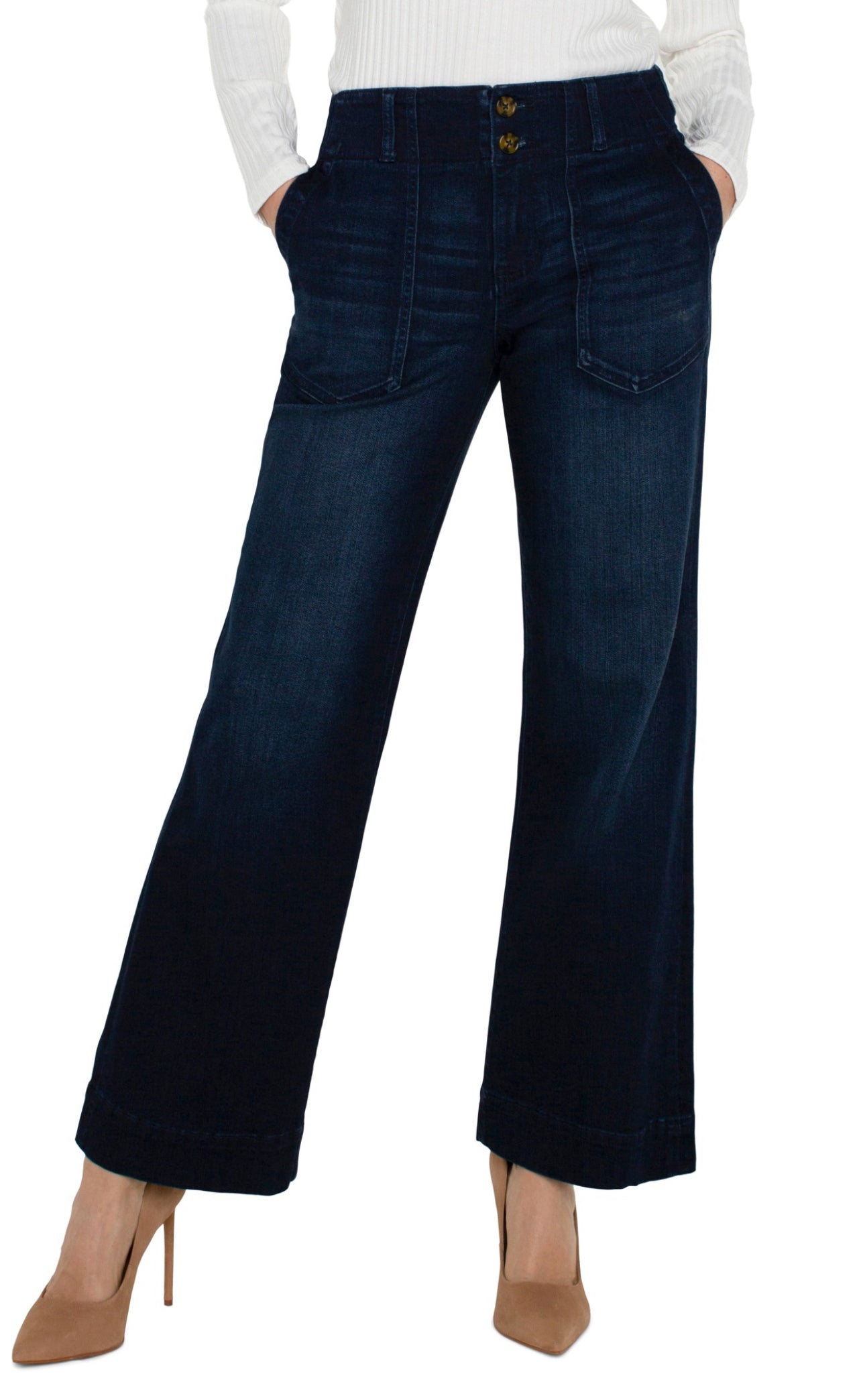 Hannah flare wide leg jeans