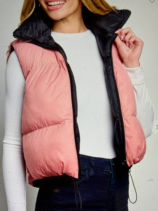 Reversible, puffer jacket