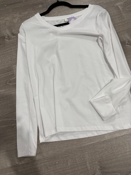 V-neck Long sleeve T-shirt