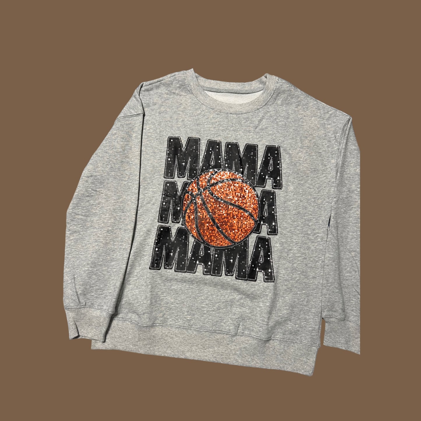 Mama basketball graphic sweatshirt